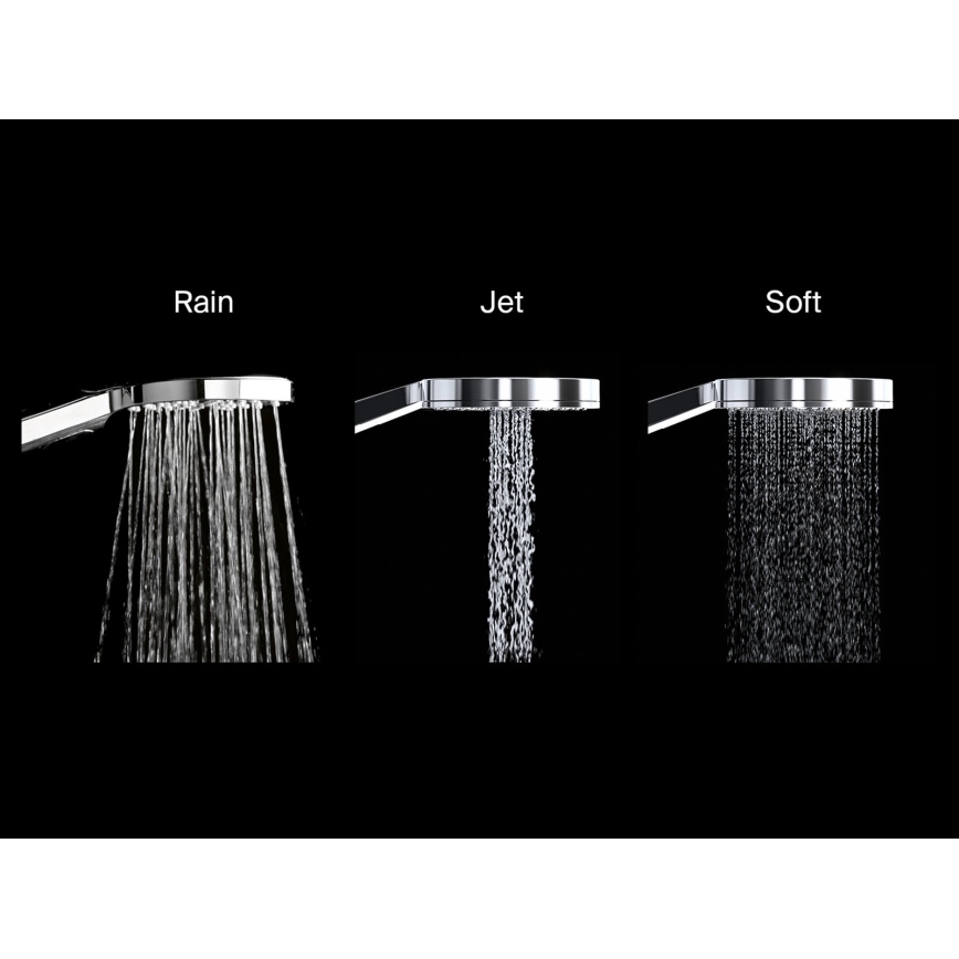 Ravak X07P177 - Doucheset in glanzend chroom