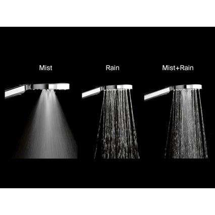 Ravak X07P233 - Handdouche FLAT met drukknop, glanzend chroom