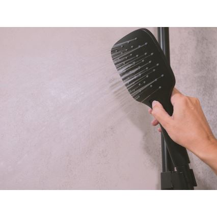 Ravak X07P569 - Zwarte handdouche met knop