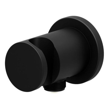 Ravak X07P572 - Douchehouder met aansluiting 7,8x6 cm zwart