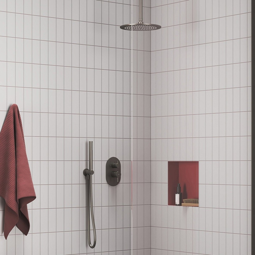 Ravak X07P694 - Handdouche geborsteld grafiet