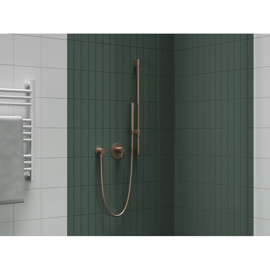 Ravak X07P715 - Douchestang 70 cm geborsteld roségoud