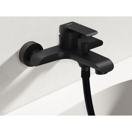 Ravak X07S114 - Badset met badkraan FLAT, mat zwart