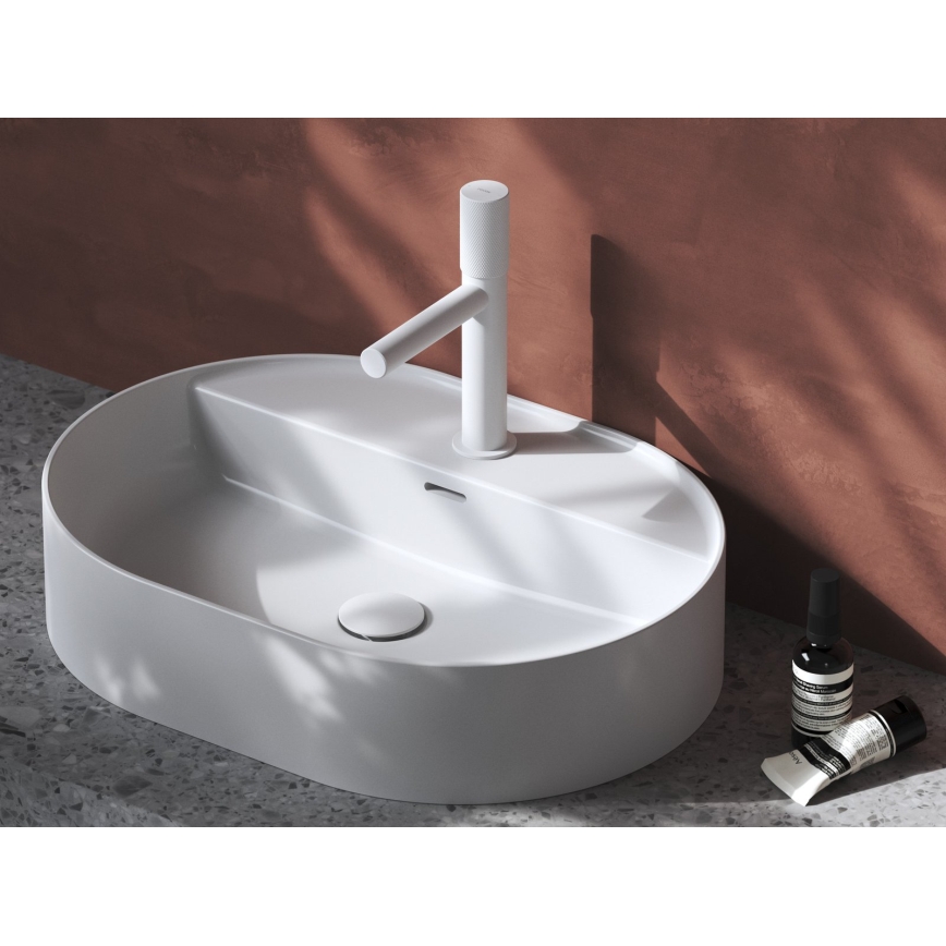 Ravak XJX01155003 - Opzetwastafel CERAMIC SLIM 55x40 cm keramiek/wit