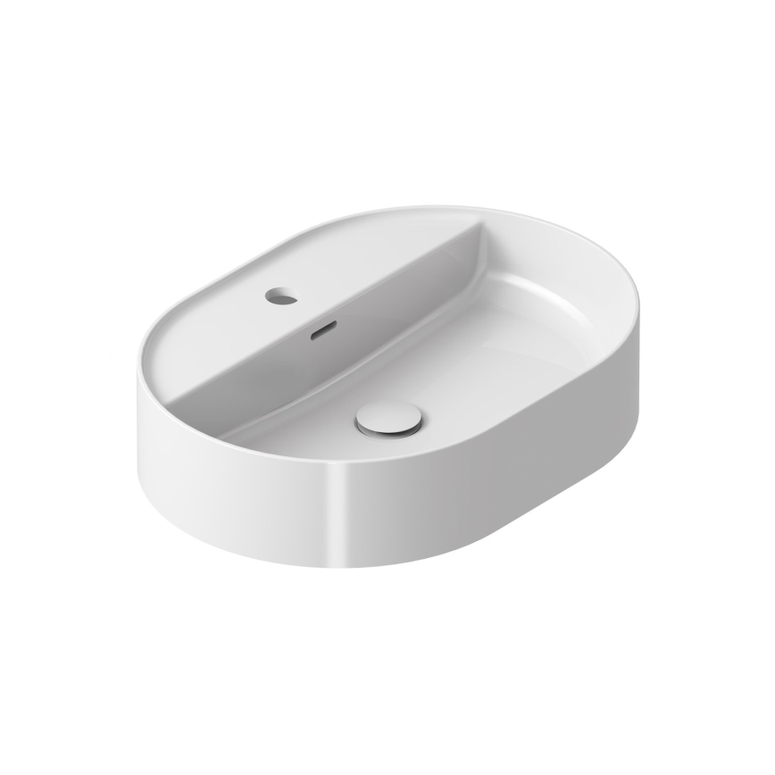 Ravak XJX01155003 - Opzetwastafel CERAMIC SLIM 55x40 cm keramiek/wit
