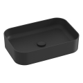 Ravak XJX0D155001 - Opzetwastafel CERAMIC SLIM 55x37 cm keramiek/zwart