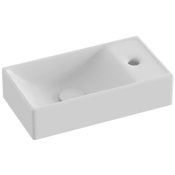 Ravak XJXP1240000 - Wandgemonteerde wastafel VEDA 40,8x22,2 cm keramiek/wit