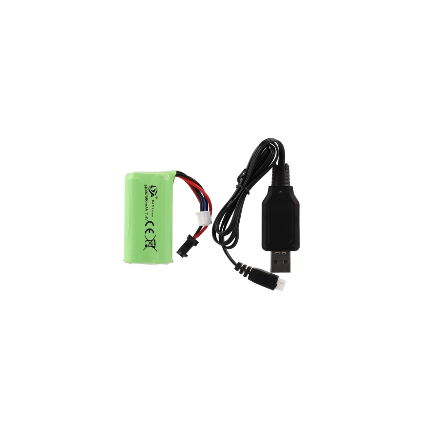 RC-buggy met afstandsbediening, 7,4 V / 500 mAh, paars