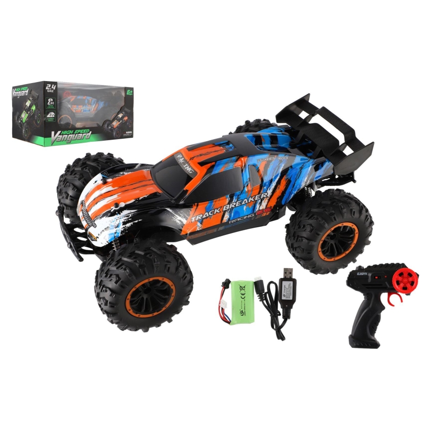 RC-buggy met afstandsbediening 7,4V/500 mAh blauw/oranje