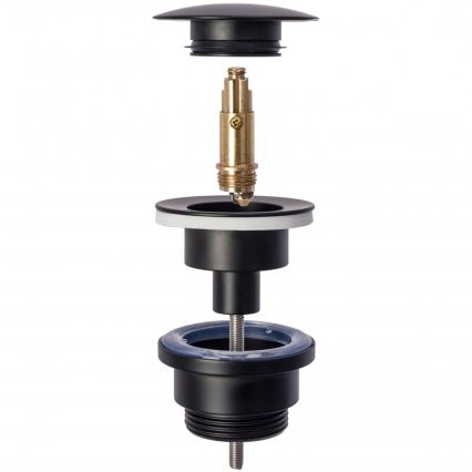 REA-A5218 - Wastafelafvoer CLICK-CLACK Ø 6,4 cm zwart