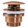 REA-A5632 - Wastafelafvoer CLICK-CLACK, Ø 6,4 cm, geborsteld koper