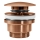 REA-A5632 - Wastafelafvoer CLICK-CLACK, Ø 6,4 cm, geborsteld koper