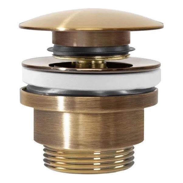 REA-A8110 - Wastafelafvoer CLICK-CLACK Ø 6,4 cm goudkleurig