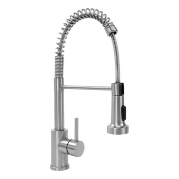 REA-B0417 - Keukenkraan met uittrekbare handdouche COLIN 42,5 cm nikkel