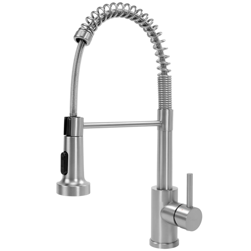 REA-B0417 - Keukenkraan met uittrekbare handdouche COLIN 42,5 cm nikkel