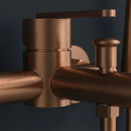 REA-B0973 - Badkraanset ONTARIO geborsteld koper