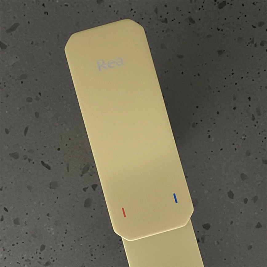 REA-B0977 - Wastafelmengkraan ARLO 30 cm geborsteld goud