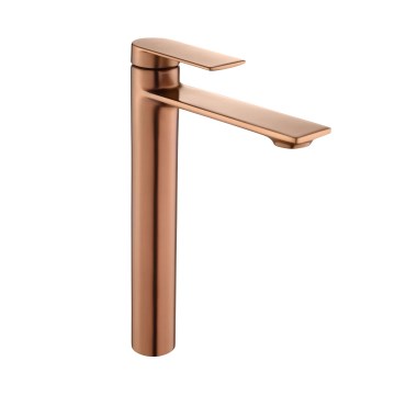 REA-B3002 - Wastafelkraan STORM 29,5 cm geborsteld koper