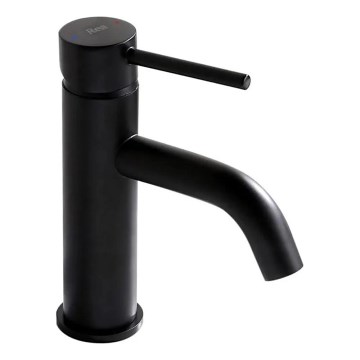 REA-B4102 - Wastafelkraan LUNGO 16,5 cm, zwart