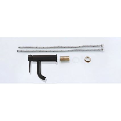 REA-B4102 - Wastafelkraan LUNGO 16,5 cm, zwart