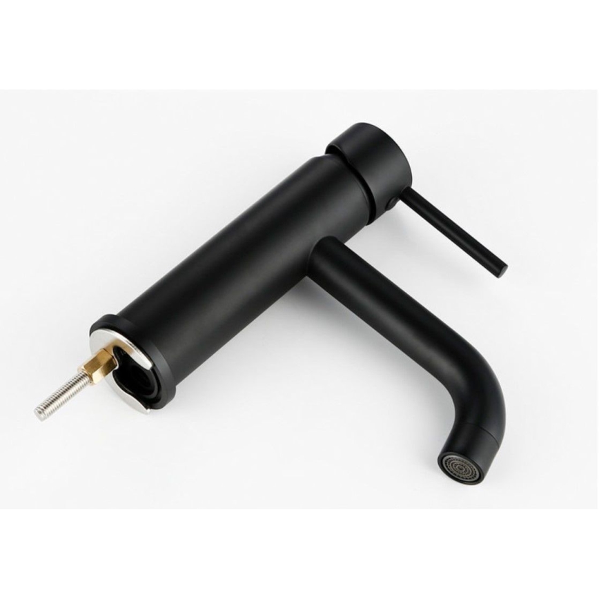 REA-B4102 - Wastafelkraan LUNGO 16,5 cm, zwart
