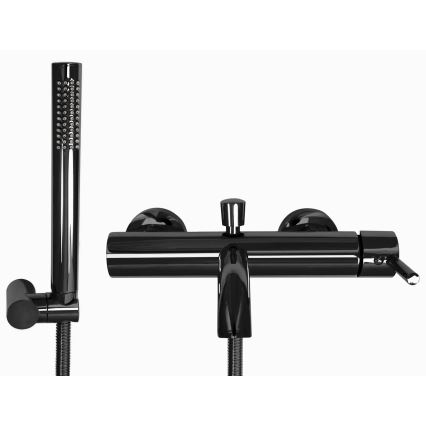 REA-B4422 - Badset LUNGO hoogglans zwart