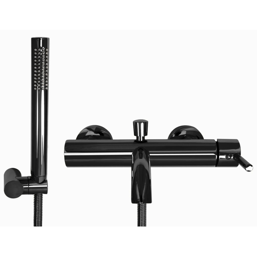 REA-B4422 - Badset LUNGO hoogglans zwart