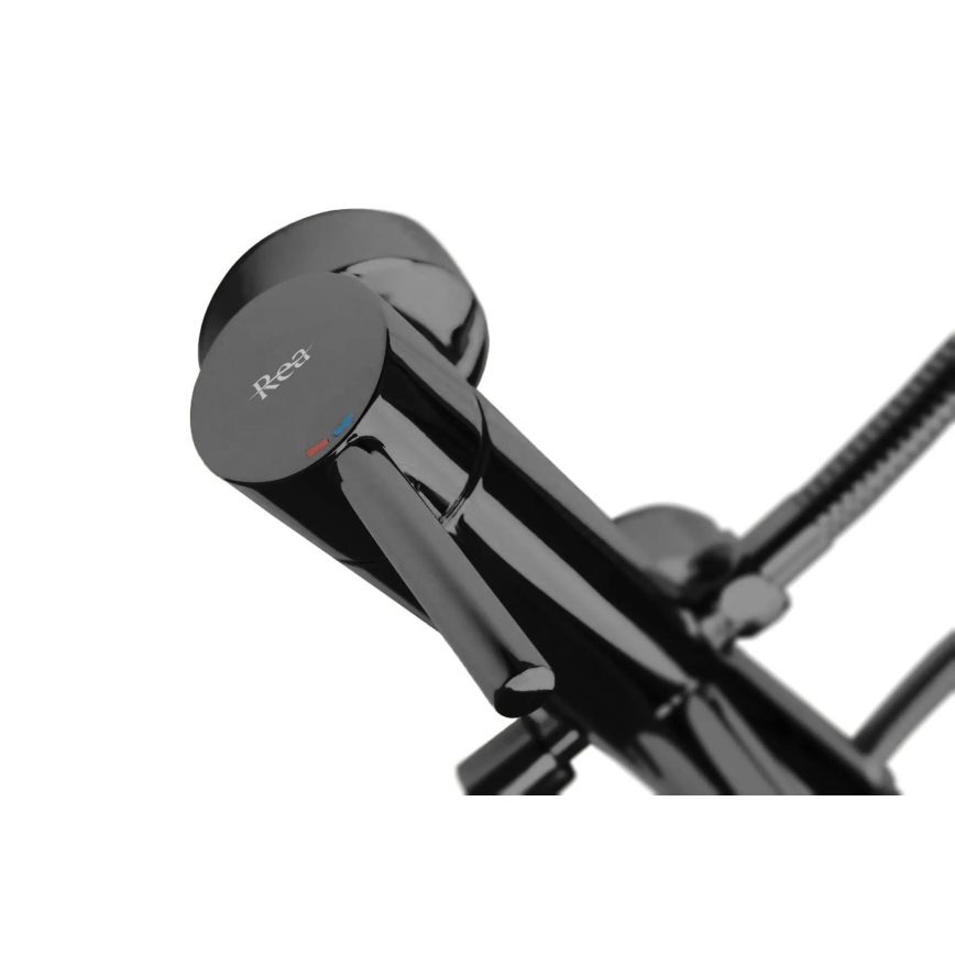 REA-B4422 - Badset LUNGO hoogglans zwart