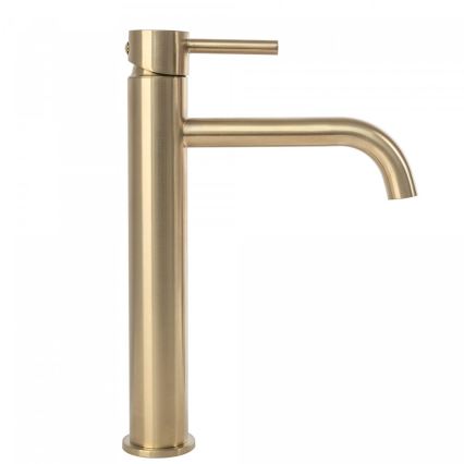 REA-B4526 - Wastafelkraan LUNGO 28 cm geborsteld goud