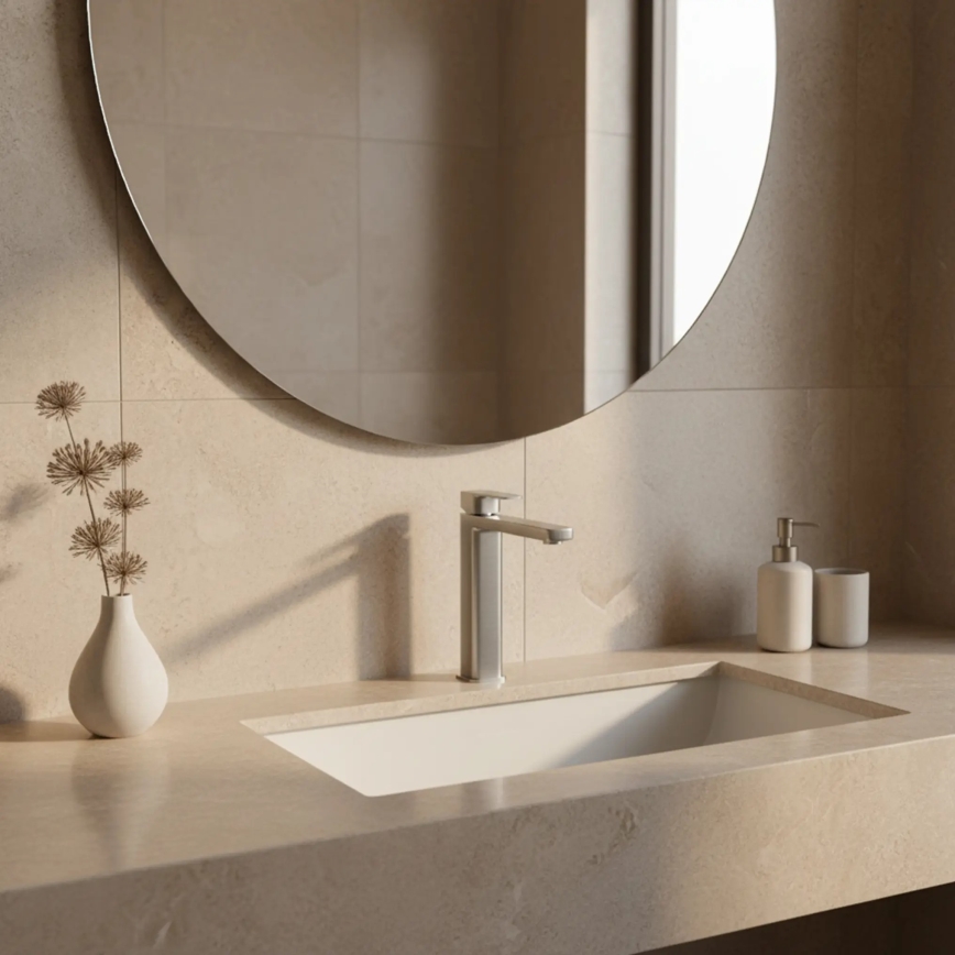 REA-B4588 - Wastafelkraan ARLO 30 cm nikkel