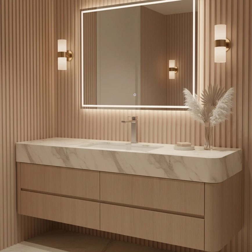 REA-B4588 - Wastafelkraan ARLO 30 cm nikkel