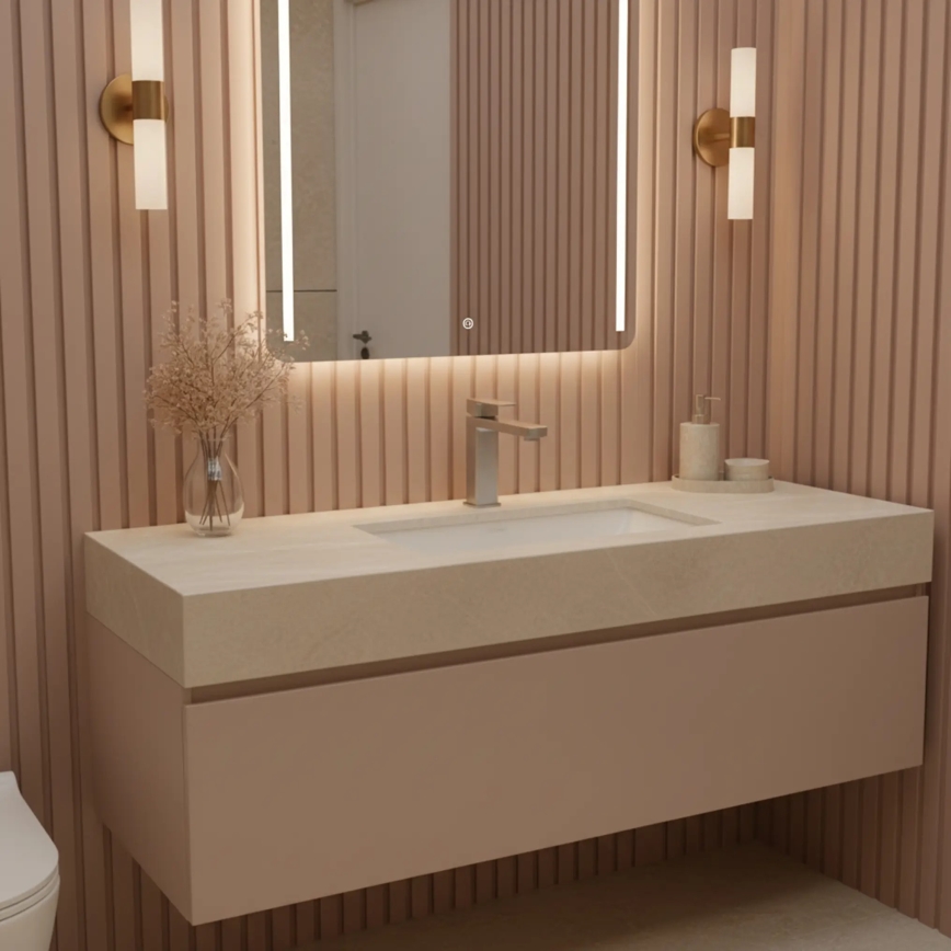 REA-B4589 - Wastafelmengkraan ARLO 17 cm nikkel