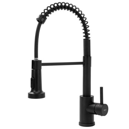 REA-B4820 - Keukenkraan met uittrekbare sproeikop COLIN 42,5 cm zwart