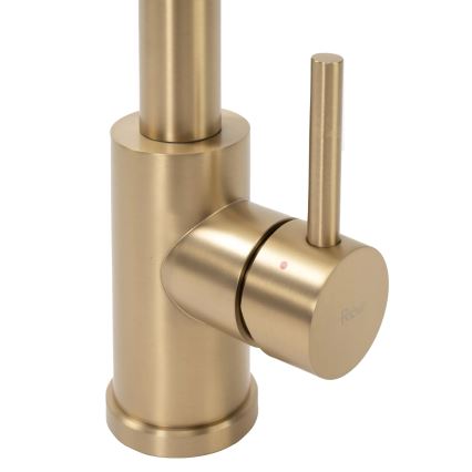 REA-B4821 - Keukenkraan met uittrekbare uitloop COLIN 42,5 cm geborsteld goud
