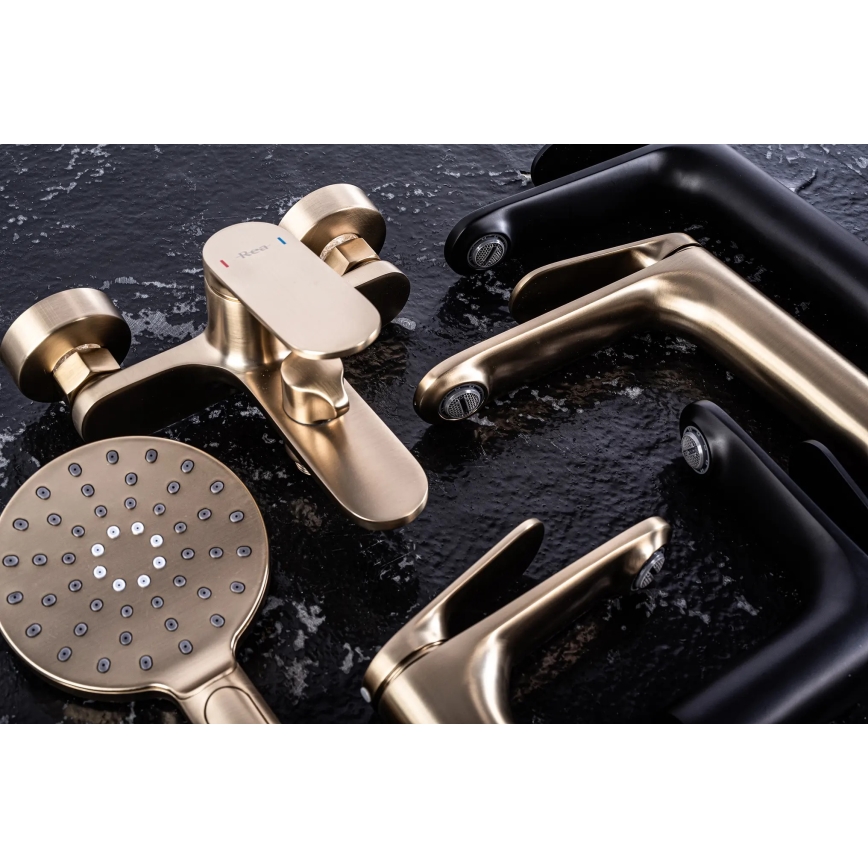 REA-B4896 - Wastafelkraan MARCO 27,5 cm zwart