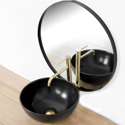 REA-B5002 - Wastafelmengkraan LUGANO 34 cm goudkleurig