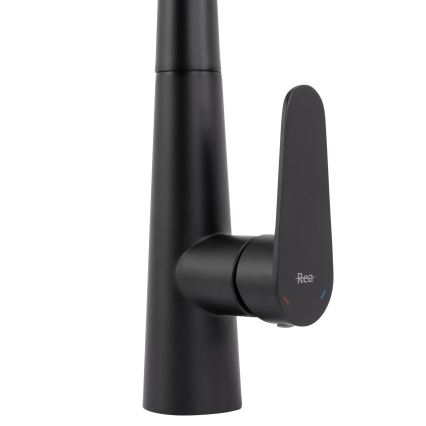 REA-B5313 - Keukenkraan met uittrekbare sproeikop ROSS 43 cm zwart