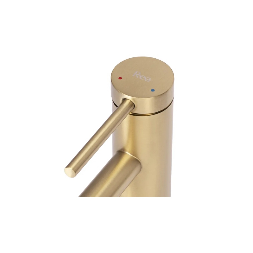 REA-B5316 - Wastafelkraan FOSS 20,5 cm geborsteld goud