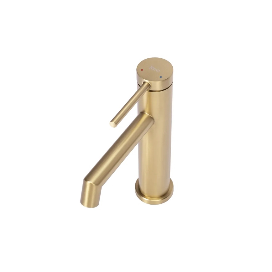 REA-B5316 - Wastafelkraan FOSS 20,5 cm geborsteld goud
