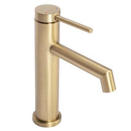 REA-B5316 - Wastafelkraan FOSS 20,5 cm geborsteld goud