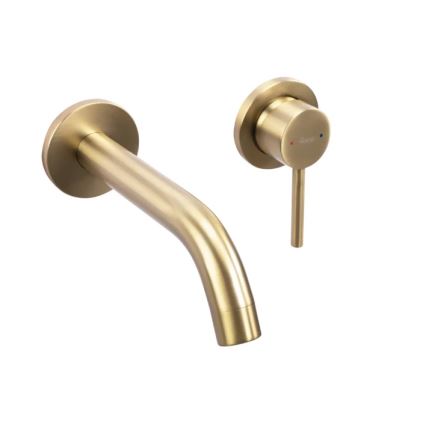 REA-B5334 - Wastafelkraan voor inbouw OWEN geborsteld goud