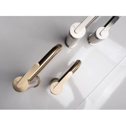 REA-B5505 - Wastafelmengkraan ONTARIO 17,5 cm geborsteld goud
