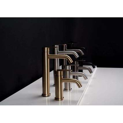 REA-B5505 - Wastafelmengkraan ONTARIO 17,5 cm geborsteld goud