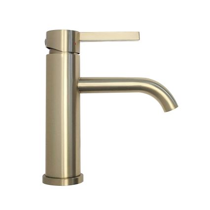 REA-B6444 - Gouden wastafelmengkraan FOSTER 18,2 cm