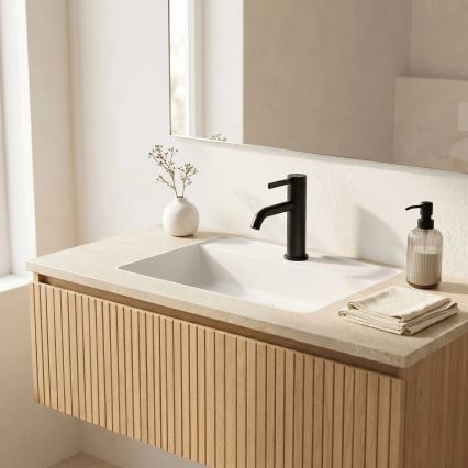 REA-B6531 - Wastafelmengkraan RIVO 16,5 cm zwart