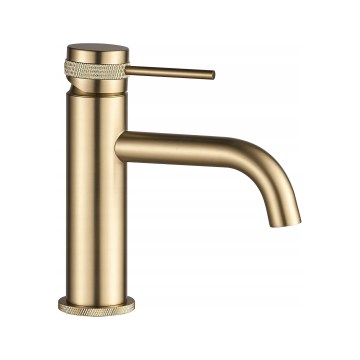 REA-B6950 - Wastafelmengkraan LUNGO 16,5 cm geborsteld goud