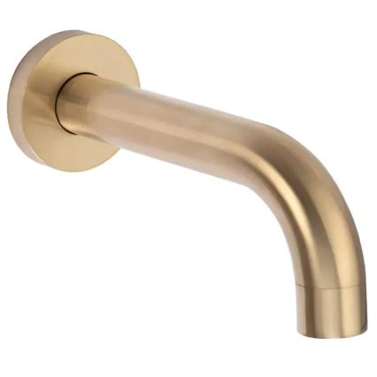 REA-B7503 - Badset met inbouwmengkraan LUNGO, geborsteld goud