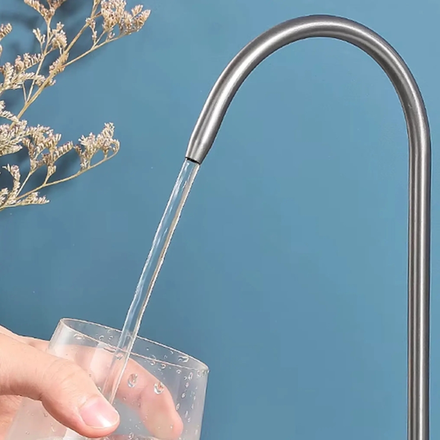 REA-B7564 - Keukenkraan met uittrekbare sproeikop en geïntegreerde waterfiltratie ECO FRESH 37,5 cm nikkel