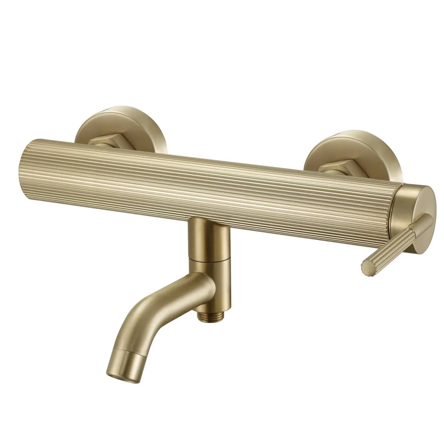 REA-B7804 - ARGON badset, geborsteld goud
