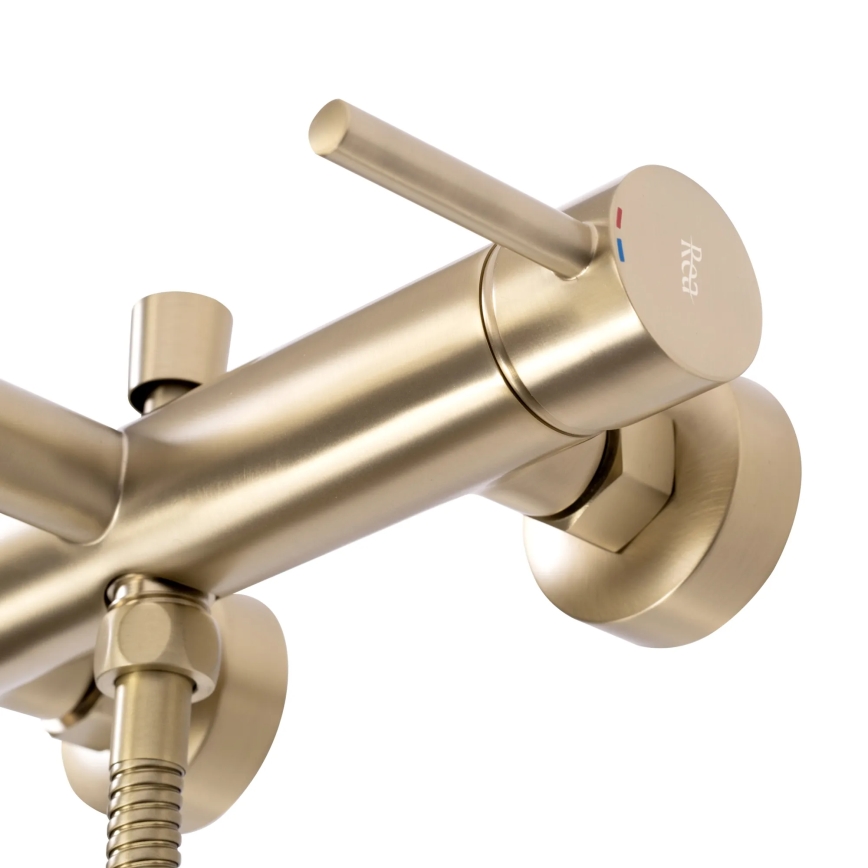 REA-B8010 - Badset LUNGO, geborsteld goud